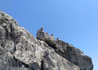 Elf Knallerbsen auf der Jungfrau